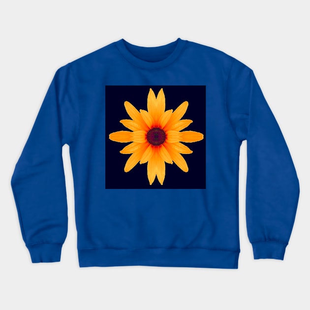 Bright Daisy (dark background) Crewneck Sweatshirt by Amanda1775